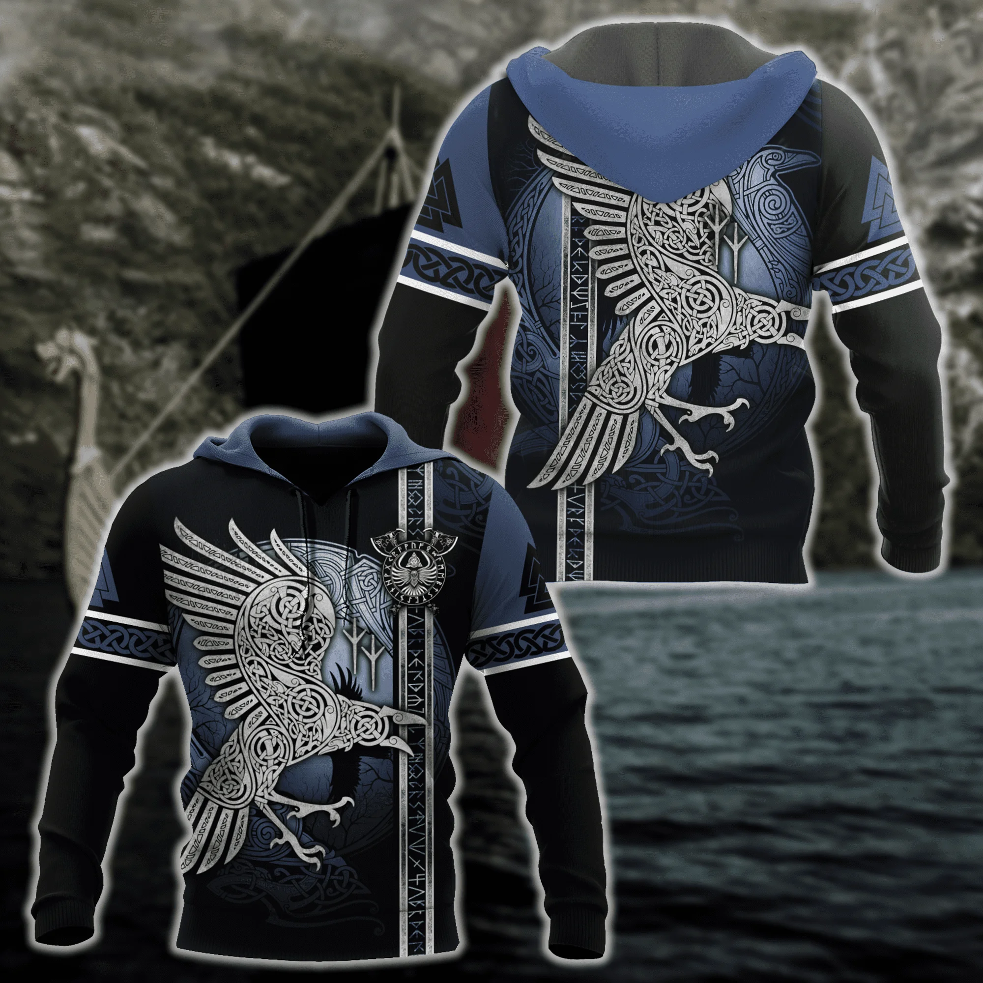 

Viking Raven Tattoo 3D Full Printed Unisex Deluxe Hoodie Men Sweatshirt Streetwear Zip Pullover Casual Jacket Tracksuit KJ-0245
