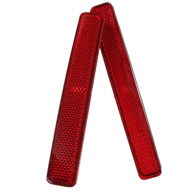 Красный задний левый и правый бампер отражатель задсветильник фары бары