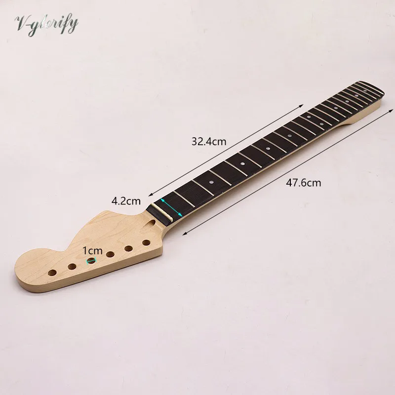 großen kopf hochglanz st gitarre neck mit mittleren linie kanada maple e gitarre hals mit mittleren linie auf zurück 57 cm ferse breite fre
