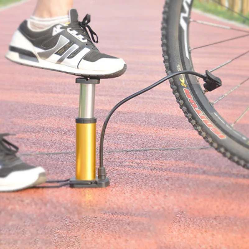 

Best! Bicycle High Pressure Portable Foot Pump Air Pump Household Motorcycle Mini Pedal Air Pump