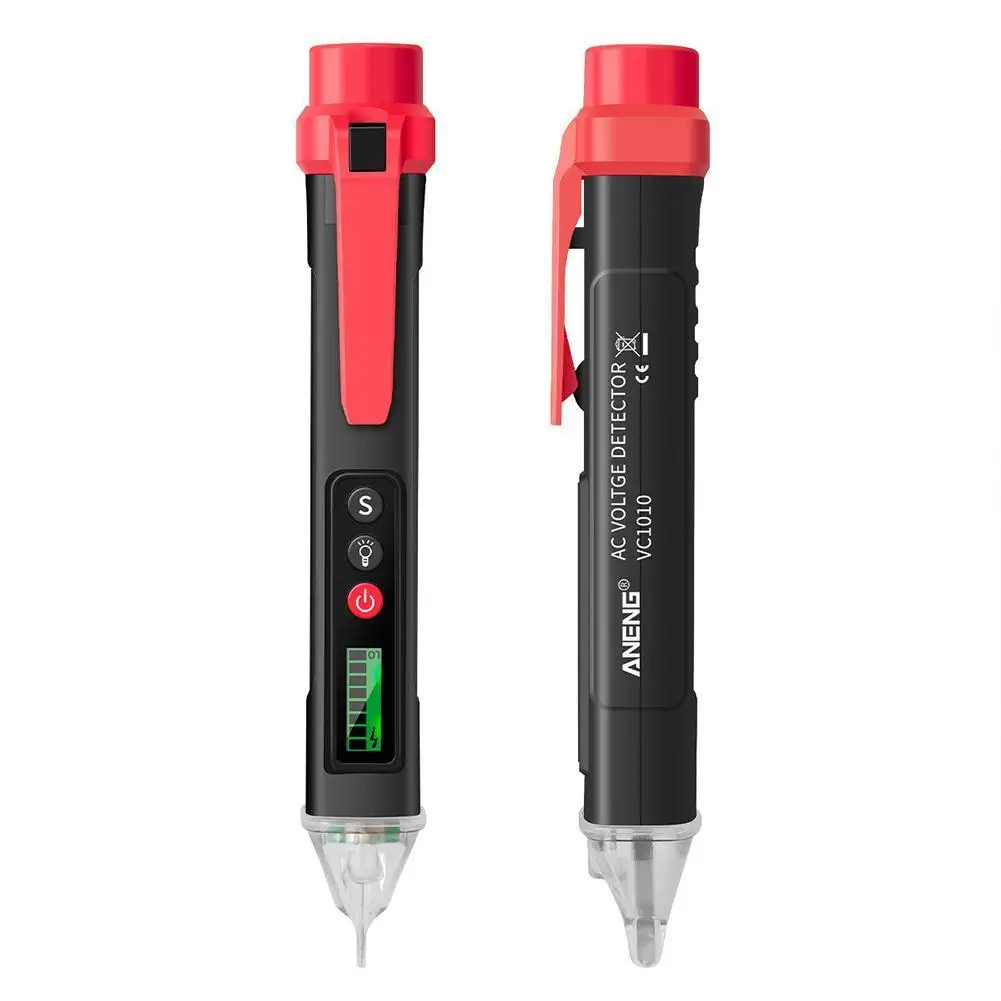 VC1010 цифровой AC/DC Напряжение детекторы Смарт Бесконтактный измеритель 12-1000 в ток