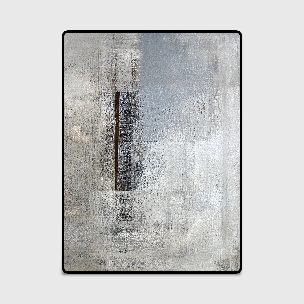 Простые современные абстрактные ковры китайские чернила черный серый ковер спальня кухонный Придверный коврик гостиная ковер спальня