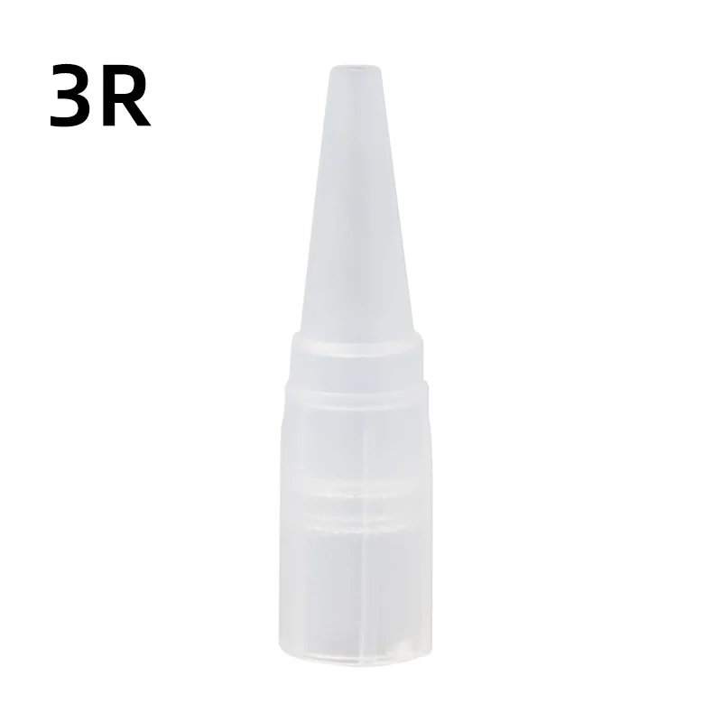 3RL caps 100 шт 1D/1R/3R/5R/5F/7F стерилизованные одноразовые иглы для перманентного макияжа татуировки иголки для бровей комплекты косметики для татуажа - Габаритные размеры: 3RL caps