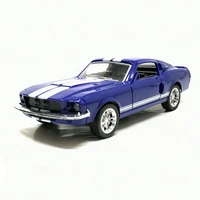 136 ford mustang gt 1967 gt500 alloy car toy model display pull back childrens toy gift free shipping