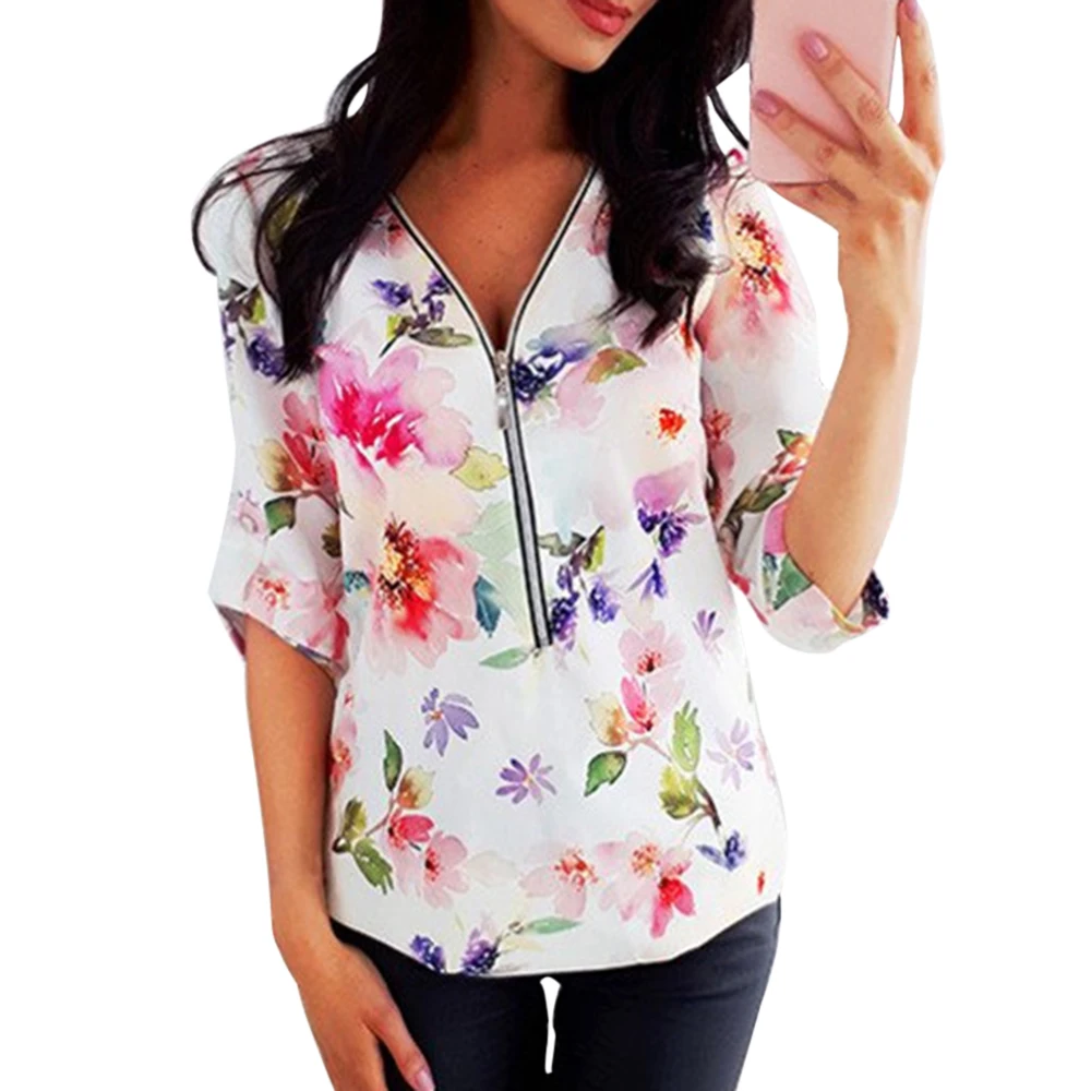 Type B white 1 PUIMENTIUA 5XL новая летняя женская Повседневная шифоновая блузка черные однотонные Топы Рубашки Блузы с коротким рукавом Брендовые женские большие размеры - Цвет: Type B white 1