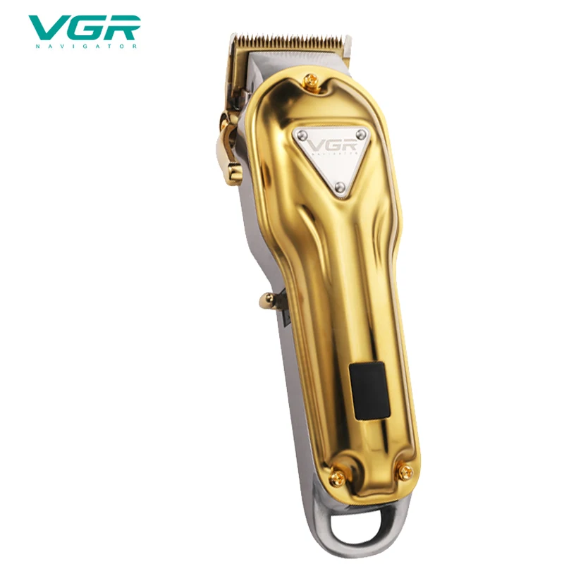 Vgr V 134 перезаряжаемая машинка для стрижки волос с ЖК дисплеем электрический