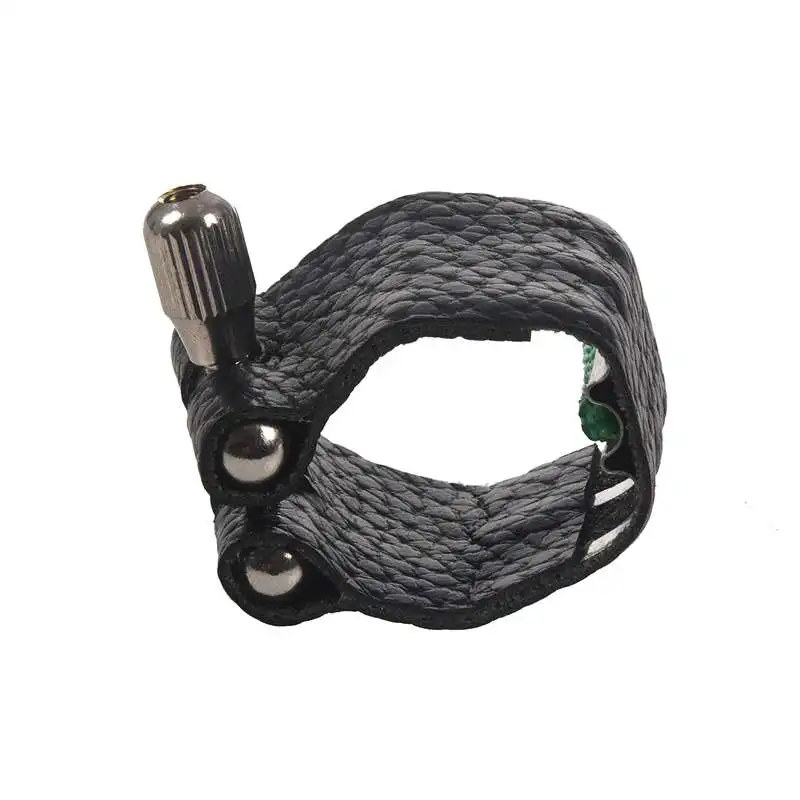 Кожа Знак сопло замок Лигатура с выпрямителем для альт тенор Стандартный