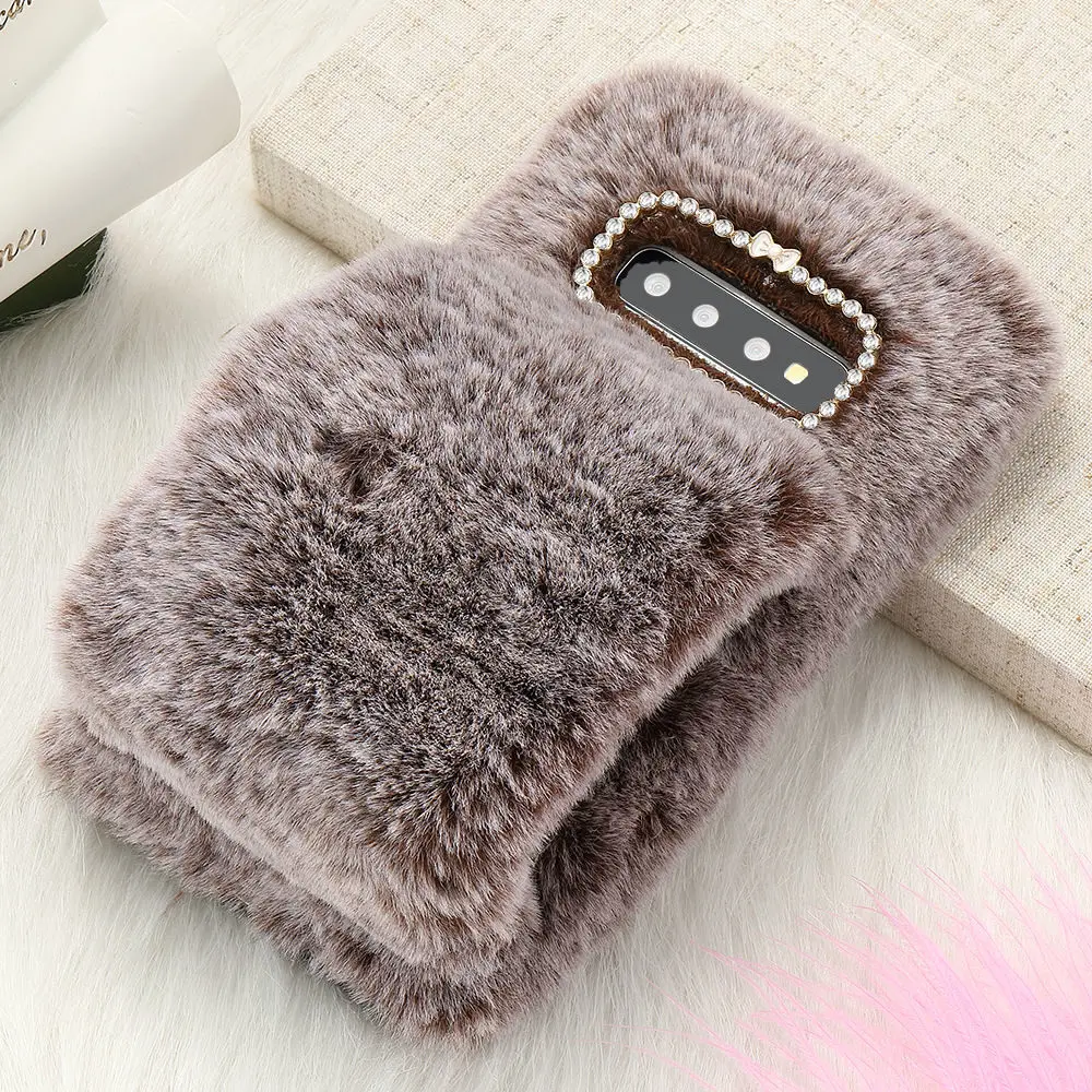LAPOPNUT чехол для Samsung S20 Ultra S10 Plus S10e S9 Note8 S8 A71 A51 J6 J4 J5 A7 A6 A8 S7Edge теплая плюшевая