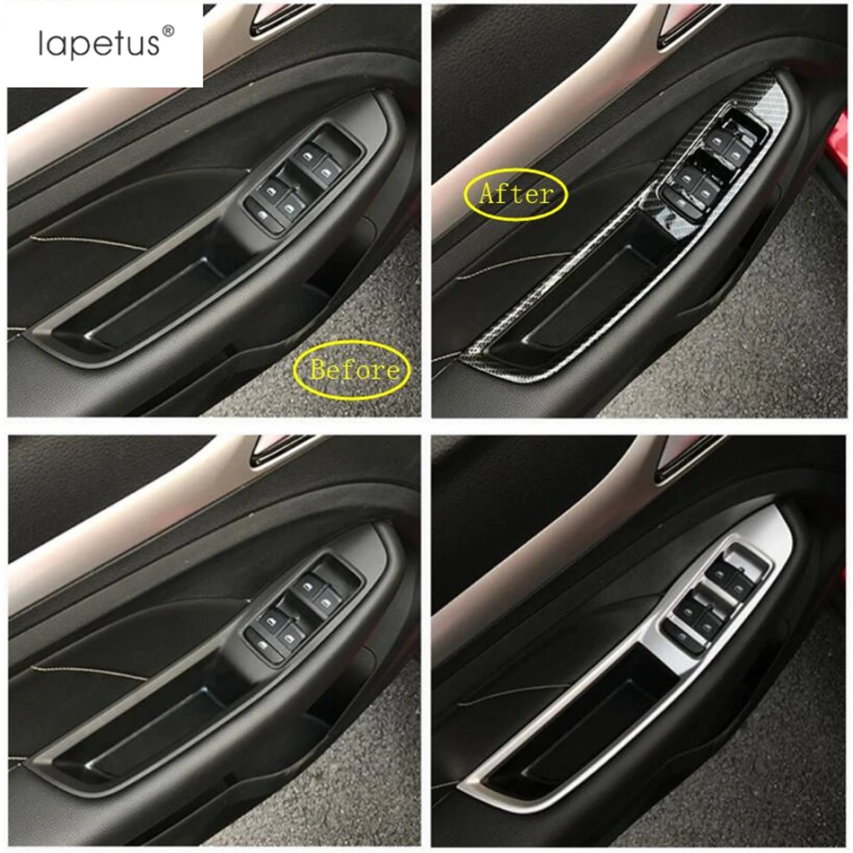 Аксессуары Lapetus подходят для MG ZS 2018 2019 2020 ABS внутренняя дверная ручка панель