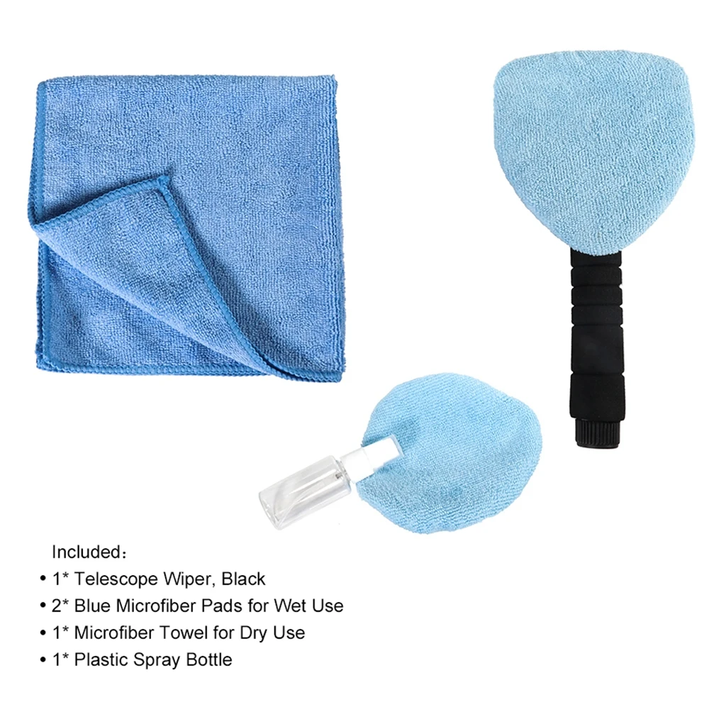 

car Window Cleaner Brush Set 5 Pack Windshield Fabric Adjustable Triangular Shape Extendable Lengthen Car Clean Tools
