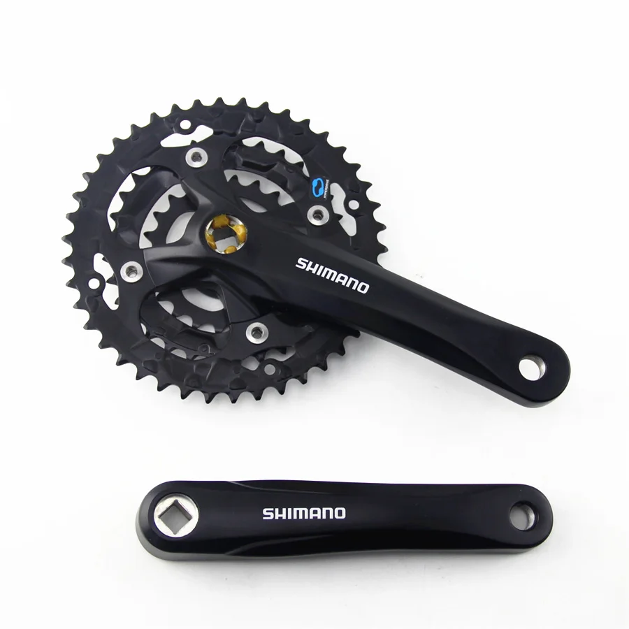 SHIMANO ACERA M361 диаметра окружности болтов (FC 3x8 speed 42 32 22T 170 мм 175 мм|Шатун и передняя