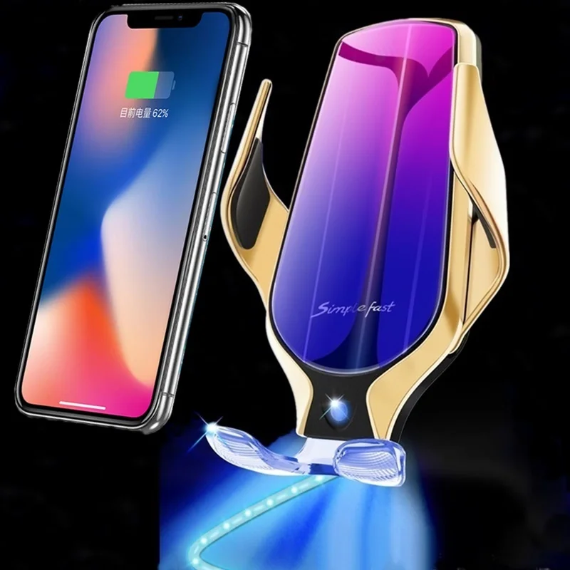 Tongdaytech 10 Вт автомобильное Qi Беспроводное зарядное устройство для Iphone X XS 8 11 Pro Max