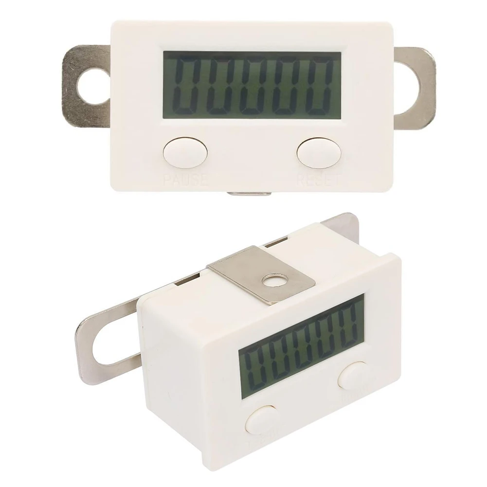 

5-digit Digital Punch Electronic Counter Magnetic Inductive LCD Display Proximity Switch Round Powerful XJ-5J Clicker Counter