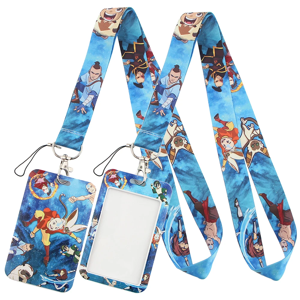 

LB1921 Cartoon Anime Avatar The Last Airbender Lanyard for Key Card ID Badge Holder Key Chain Key Holder Keyrings Accessories