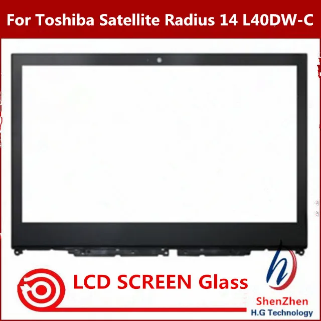 Дигитайзер сенсорного экрана стекло для Toshiba Satellite радиус 14 L40DW C005 C006 L40W C009 C1697 E45W