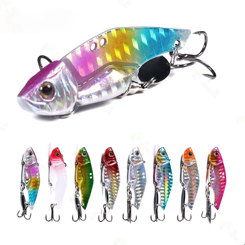 

12g 16g outdoor fishing Sequin metal VIB abnormal rotation fishing artificial bait