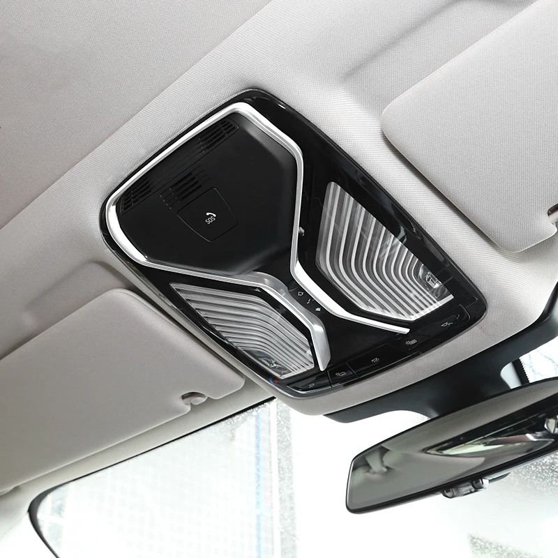 

Car Reading Light ABS Decoration Sticker Interior Protection Cover Accessories For BMW X3 X4 X5 5 7 Series 6GT G01 G05 G11 G30
