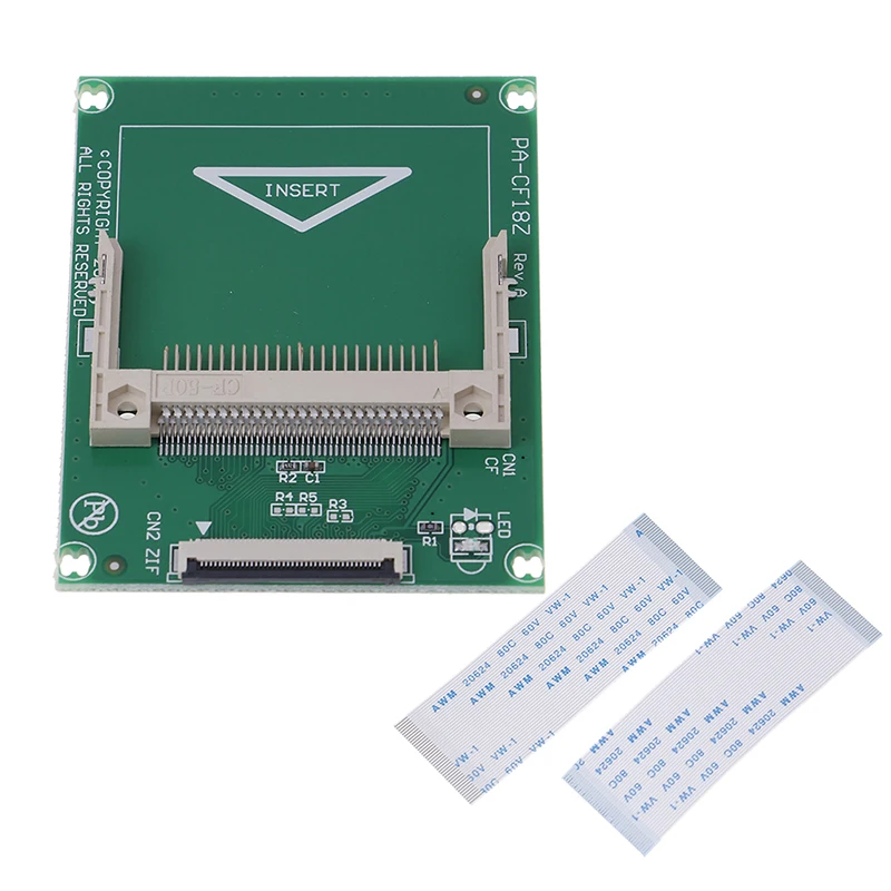1 8 дюймов В переменного тока 50-Pin Compact Flash карты памяти CF карт в ZIF/CE адаптер внешний