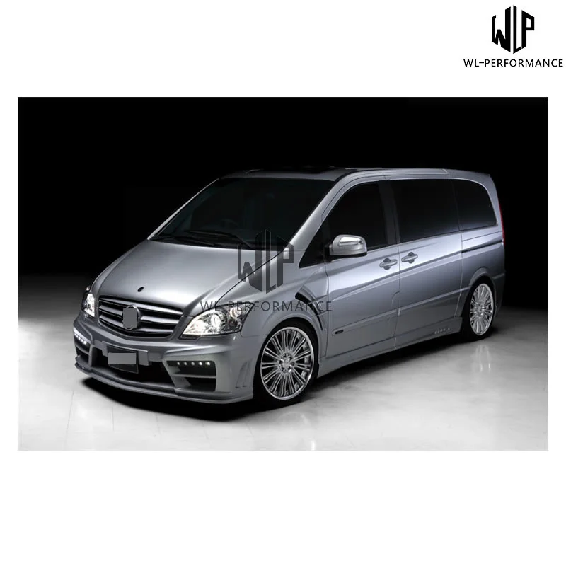 W639 Frp Неокрашенный Комплект кузова автомобиля передний задний бампер боковые