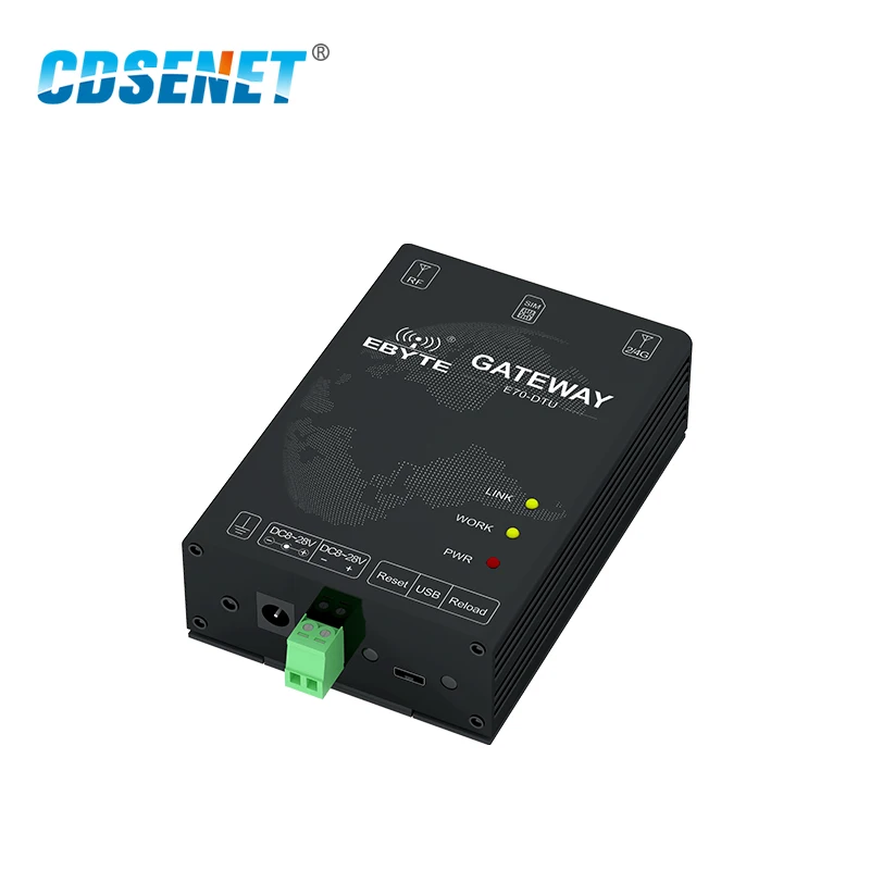 E70-DTU(433NW30-GPRS) 433MHz GPRS Networking Wireless Modem Coordinator Terminal 30dBm Long Range Transceiver