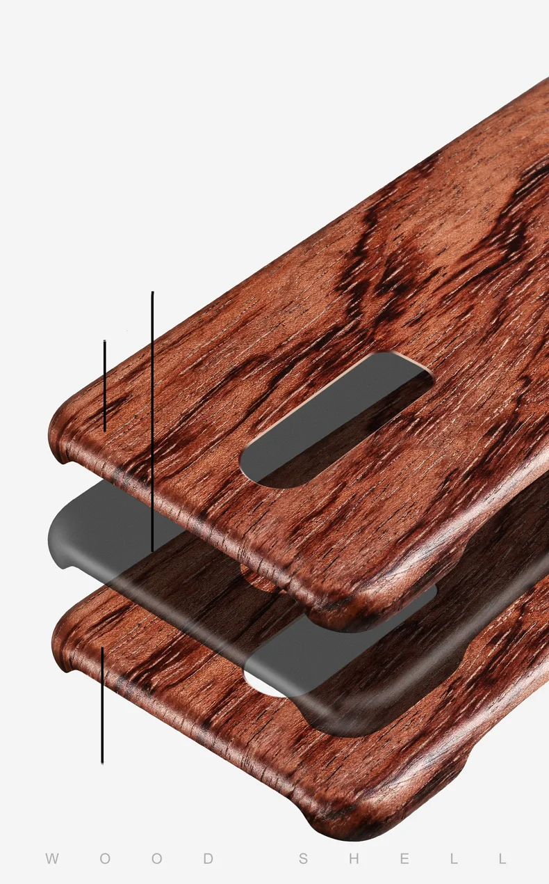 Чехол для телефона из натурального дерева Oneplus 8 чехол Pro черного ледяного