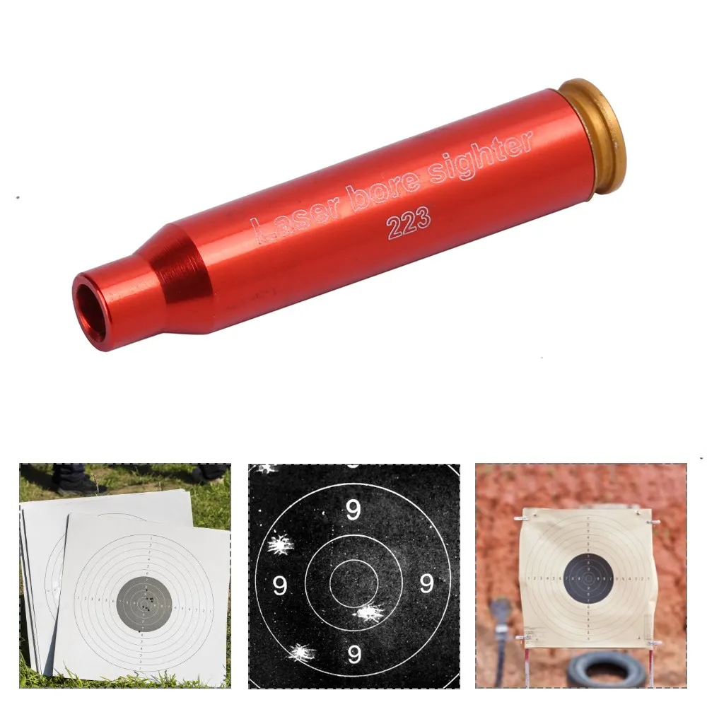 Красная точка лазерный CAL латунь медь Boresight 12GA 7 62x39 мм 223 5 56 308 243 30 06 картридж прицел