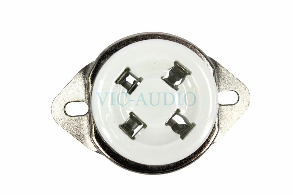 DIY Аудио 2 шт. 4 контакта электронная трубка розетка для 2A3 300B FU-811 811 101D 5Z3 вакуумная трубка керамическая розетка