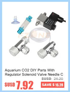 Аквариум CO2 DIY система Co2 генератор комплект с манометром пузырьковый счетчик фильтр и Soleonid(опционально