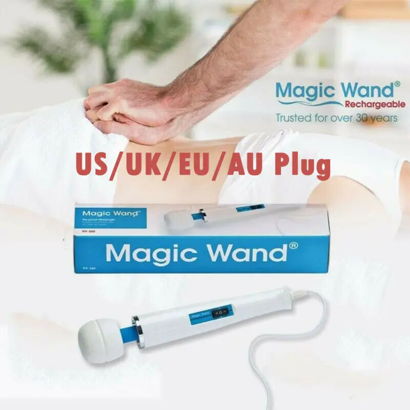 Magic Wand Handheld Massager Vibrating Massage Full Body Hitachi Motor Speed