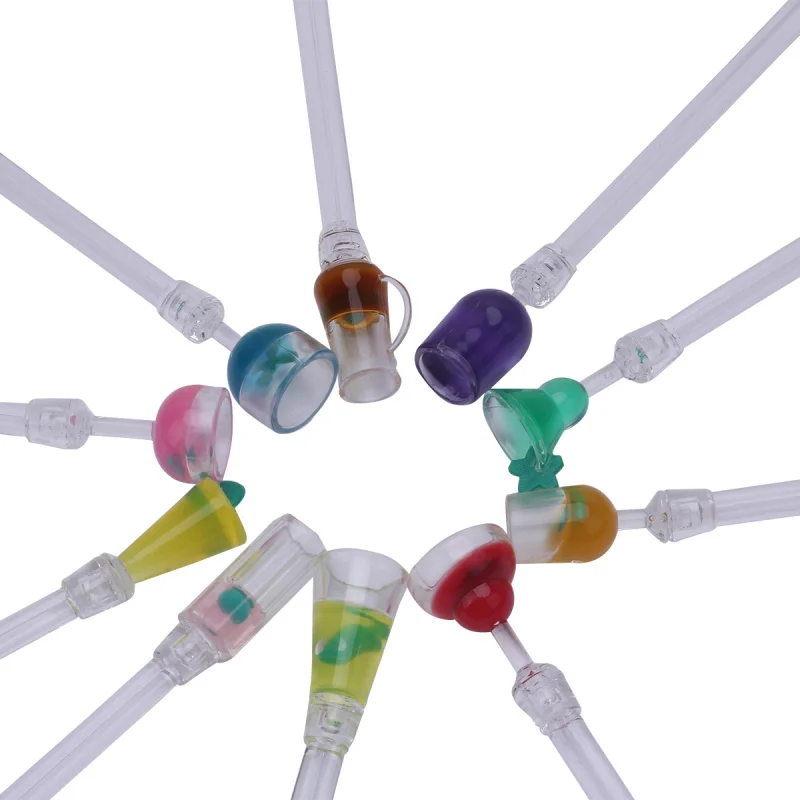 10x пластиковые палочки для перемешивания мордочек Коктейльная ложка питья лужи