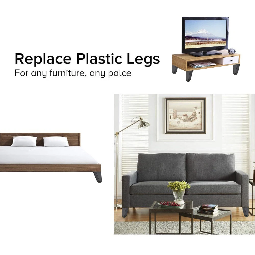 Ножки регулируемые из алюминиевого сплава 4 шт. наклонные Нескользящие |