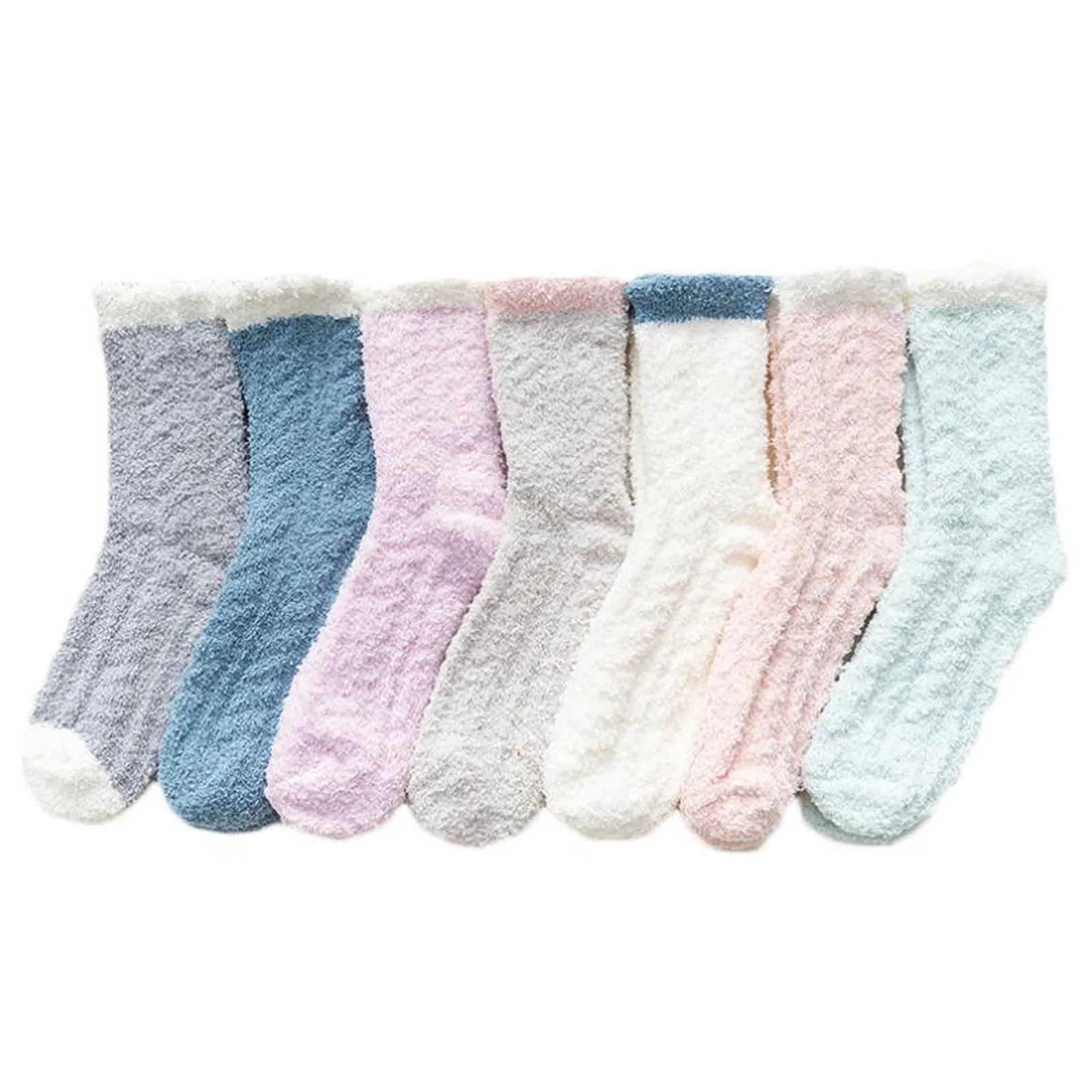 Носки женские кашемировые утепленные милые мягкие теплые для сна дома и пола