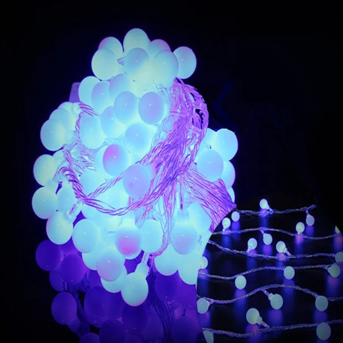 30 м 300 LED шар сказочные гирлянды лампы для рождественской елки Праздник Свадьба