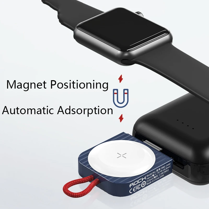 

Magnetic Wireless Charger For Apple Watch iWatch 5 4 3 2 1 Qi Wireless Charging USB C Charge Dock Portable Fast Chargers Station