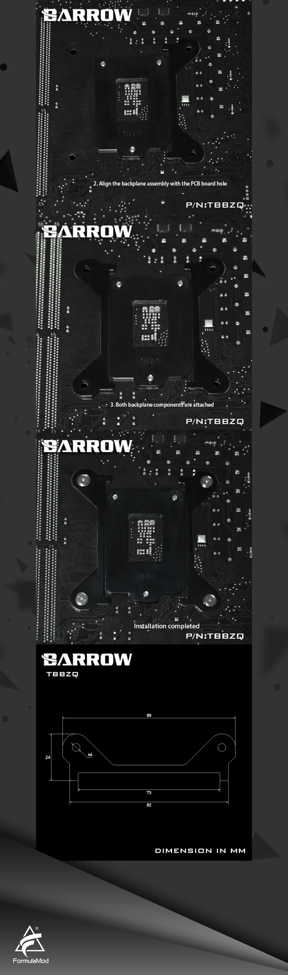 Курган TBBZQ, компоненты платы расширения для блока процессора Intel, для Intel Lga115x/