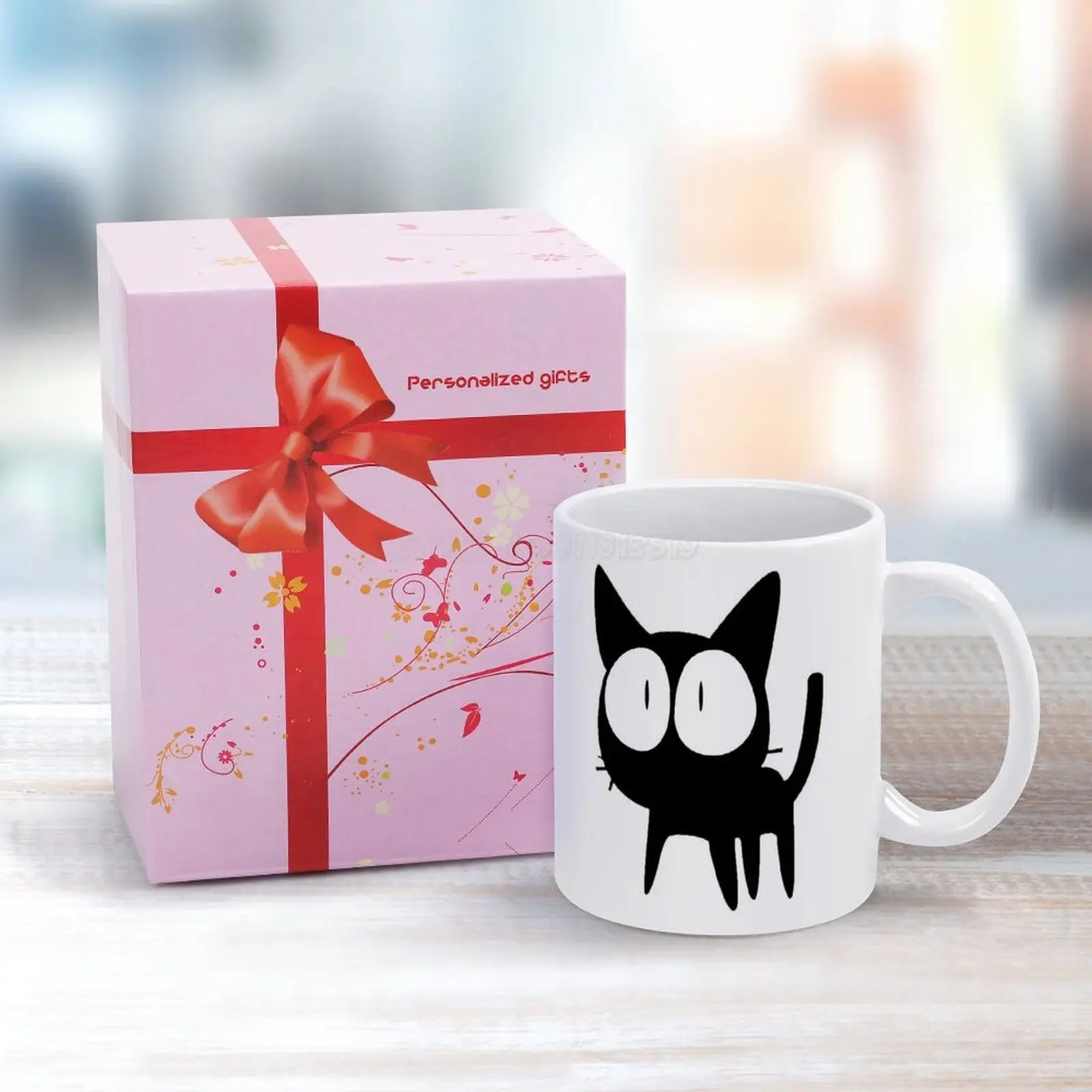 Фуркли Кошачья Белая Кружка Кофейные кружки Девушка Подарок Чай Молочная чашка Фуркл Проклятие Фури Кури Аниме Манга Мамими Наото Харуко Япония он.