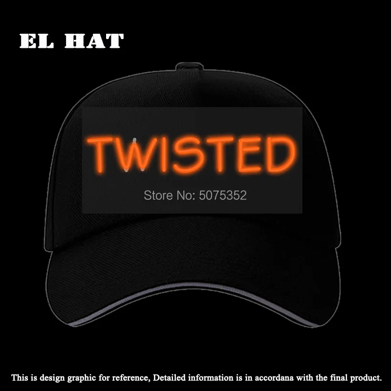 Подарок на день рождения пользовательский светодиодный Кепка с надписью s Snapback