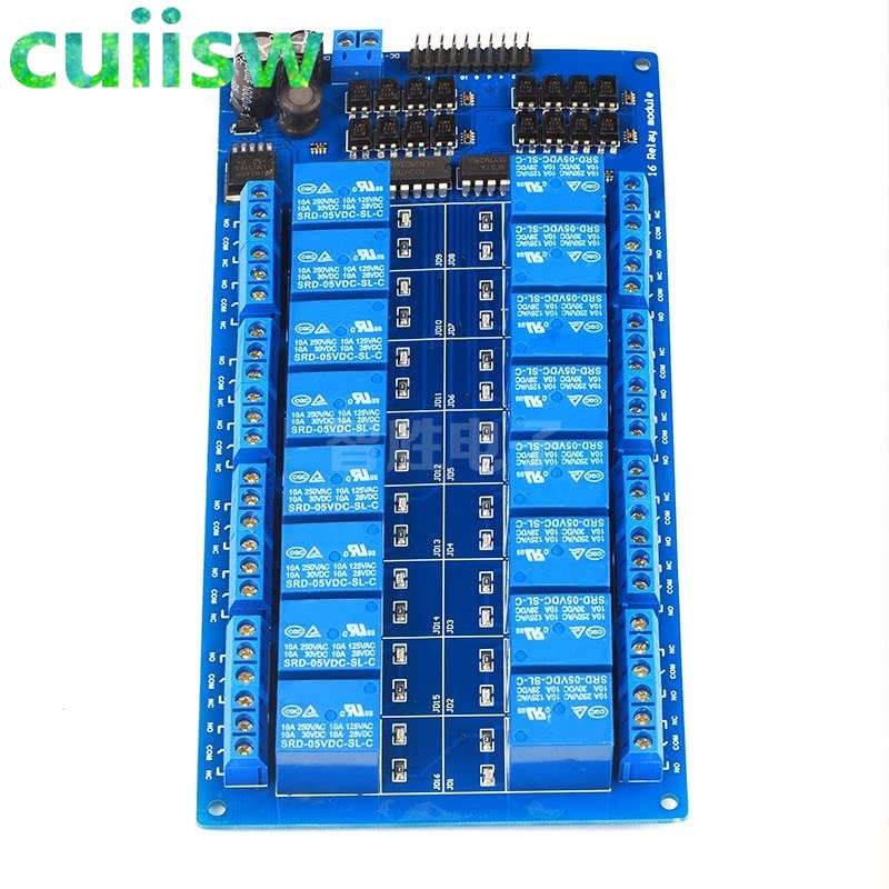 1 шт. 12В 16 канальный релейный модуль для arduino ARM PIC AVR DSP электронная релейная