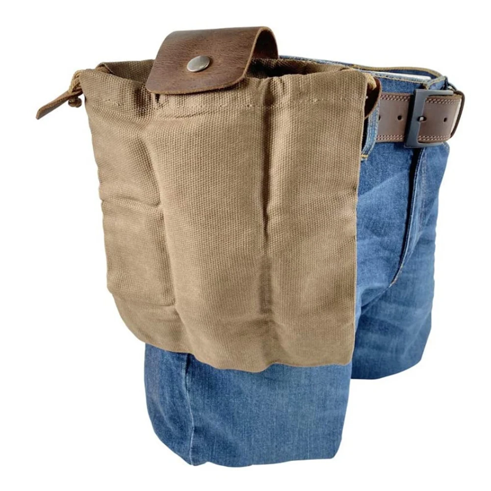 

Outdoor Foraging Bag Waist-Hanging Fruit Picking Bag Jungle Storage Bag for Hiking Bush Craft Sack Extra Belt Pocket organizer