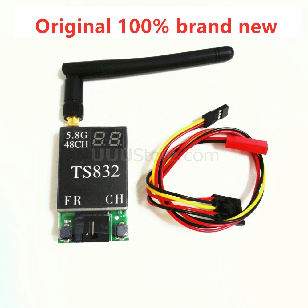 FPVOK TS832 FPV 5,8 ГГц 600 мВт 48CH AV передающий(TX) модуль с RP-SMA антенной для камеры SJCAM Gopro Xiaomi Yi FPV - Цвет: TS832