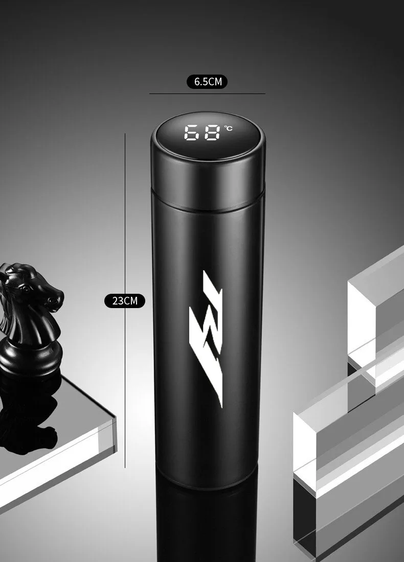 Умная вакуумная колба на 500 мл с индикатором температуры для YAMAHA YZFR1 YZF R1 2000-2018 2017 16