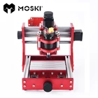 Нет в наличии! Гравировальный станок MOSKI, гравировальный станок с ЧПУ 1310, полностью металлический каркас, мини-станок с ЧПУ, гравировальный станок из ПВХ, алюминия и меди