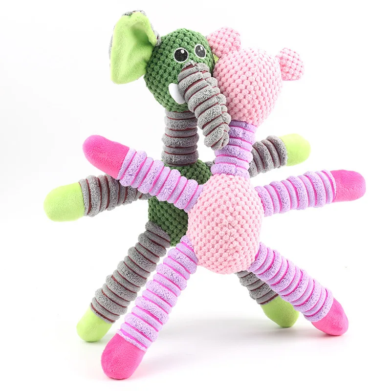 

Cute Animals Plush Dog Toys Funny Squeaky Pet Puppy Chew Bite Interactive Toy Pets Dogs Sounding Accessories Supplies