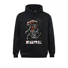 Толстовка Alien Alliance для мужчин и женщин, хлопковая смешная кофта премиум-класса в стиле Харадзюку, с изображением инопланетянина против хищника, Топ с длинным рукавом