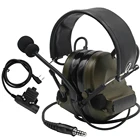 Comtac II тактическая гарнитура, военные наушники, шумоподавление, звуковая защита FG + U94 PTT Kenwood 2-контактный штекер
