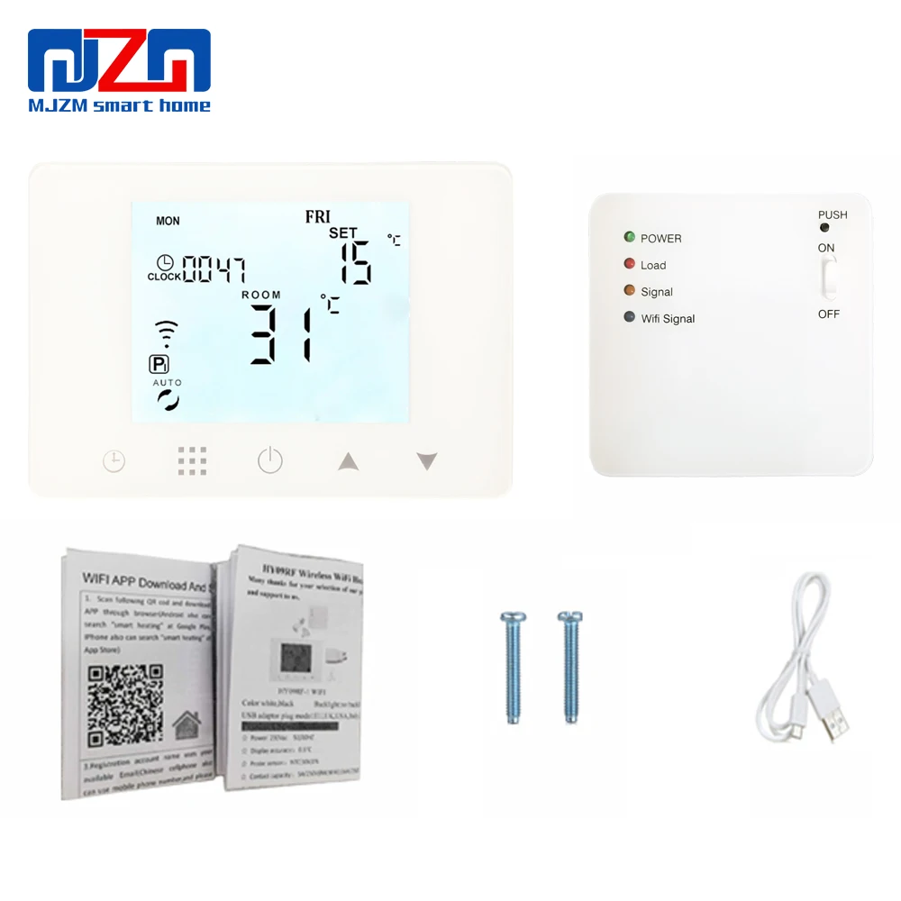 Беспроводной термостат MJZM для газового котла/водонагревателя умный Wi Fi