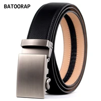 2021 mens belt leather black auto buckle cowhide formal wasit strap male high quality ratchet belt business styles 110 130 cm
