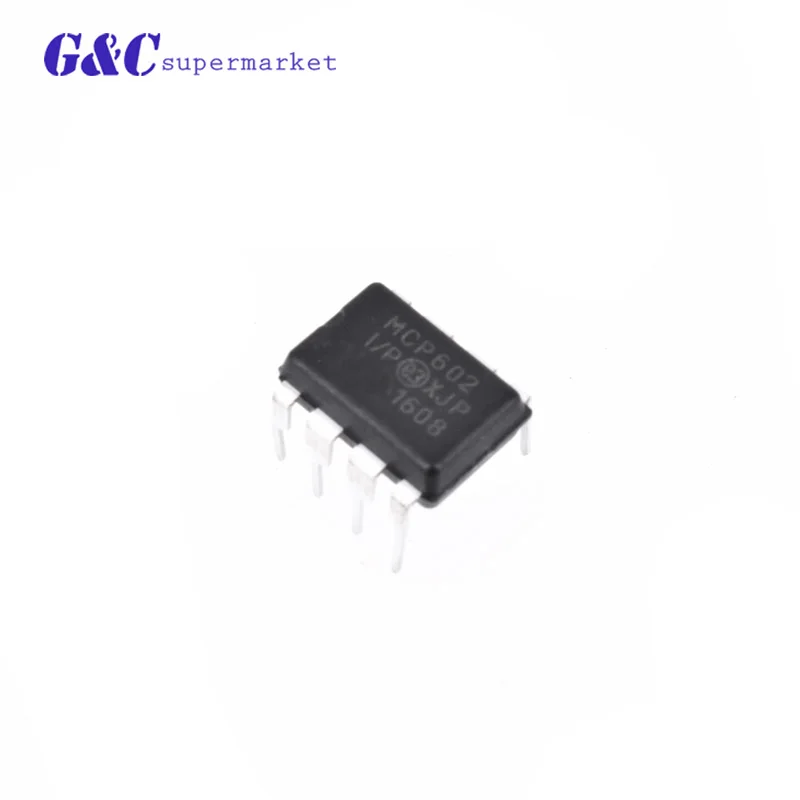2 шт. MCP602 I/P DIP8 DIP от 7 в до 5 В Одиночная поставка CMOS Op Amps diy electronics|Интегральные схемы|