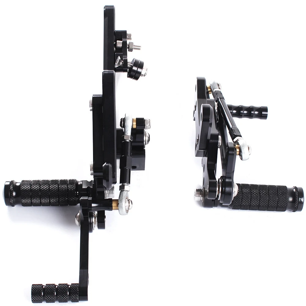 

CNC Aluminum Motorcycle Adjustable Rearsets Rear Sets Foot Pegs Pedal Footrest For Ducati Diavel 2011 2012 2013 2014 2015 2016