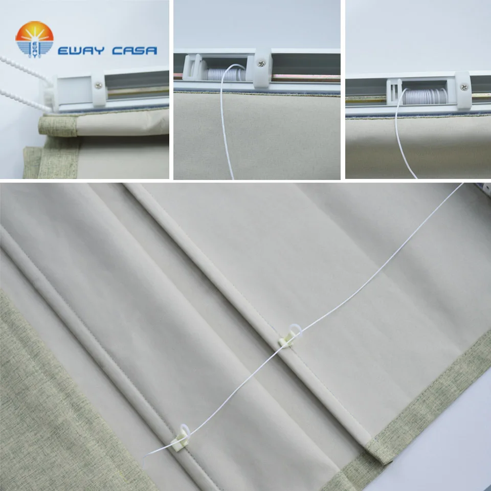 EWAY CASA 100% плотные двухслойные клейкие ткани водонепроницаемые Римские Оттенки